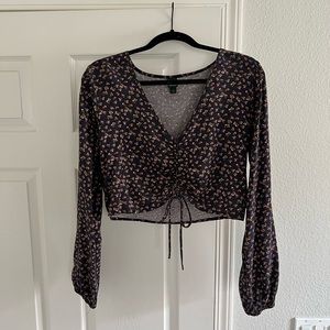 Wild Fable Long Sleeve Floral Top